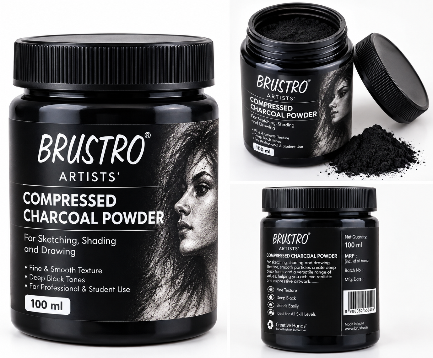 Brustro charcoal powder - Image 2
